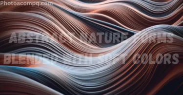 abstract nature forms blended with soft colors