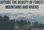 capture the beauty of forests mountains and rivers